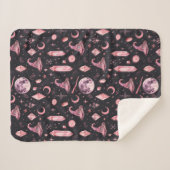 Niedlich Pink Witchy Sherpadecke (Vorderseite (Horizontal))