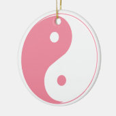 Niedlich Pink Yin & Yang Ornament (Links)