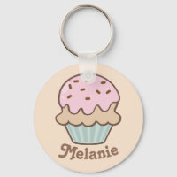 Niedlich Pink Zuckerguss Cupcake Personalisiert