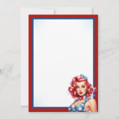 Niedlich Pinup_ Du bist genug Einladung (Rückseite)