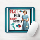 Niedlich Pinup_ Real Men Heiraten Mousepad (Mit Mouse)