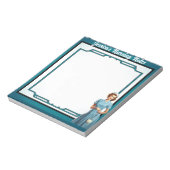 Niedlich Pinup_ Real Men Heiraten Notizblock (Rotiert)