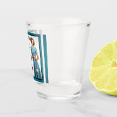 Niedlich Pinup_ Real Men Heiraten Schnapsglas (Rechts)