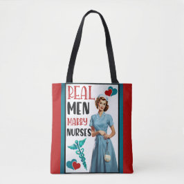 Niedlich Pinup_ Real Men Heiraten Tasche