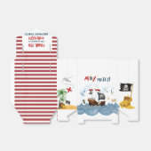 Niedlich Pirate Birthday Vielen Dank Geschenkschachtel (Ungefaltet)