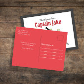 Niedlich Pirate Einfach Danke Custom Postkarte