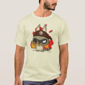 Niedlich Pirate Funny Cartoon Character Slingshot T-Shirt (Vorderseite)