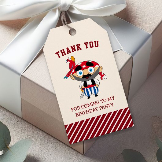 Niedlich Pirate Kindergeburtstag Gastgeschenk Geschenkanhänger