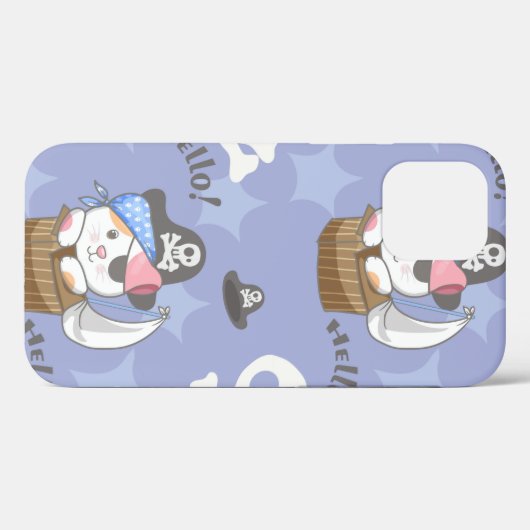 Niedlich Pirate Kitten Pattern Case-Mate iPhone Hülle (Rückseite (Horizontal))