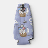 Niedlich Pirate Kitten Pattern Flaschenkühler (Rückseite)
