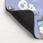 Niedlich Pirate Kitten Pattern Mousepad (Ecke)