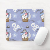 Niedlich Pirate Kitten Pattern Mousepad (Mit Mouse)