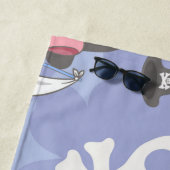 Niedlich Pirate Kitten Pattern Strandtuch (Beispiel)