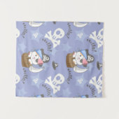 Niedlich Pirate Kitten Pattern Wandteppich (Vorderseite (Horizontal))