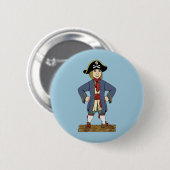 Niedlich Pirate Lad Button (Vorne & Hinten)