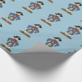 Niedlich Pirate Lad Geschenkpapier (Ecke)