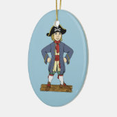 Niedlich Pirate Lad Keramikornament (Links)