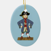 Niedlich Pirate Lad Keramikornament (Hinten)