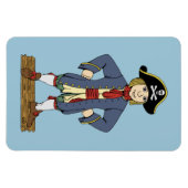 Niedlich Pirate Lad Magnet (Horizontal)
