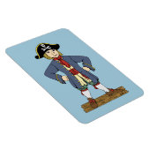 Niedlich Pirate Lad Magnet (Rechte Seite)