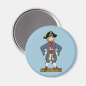 Niedlich Pirate Lad Magnet (Vorderseite/Rückseite)