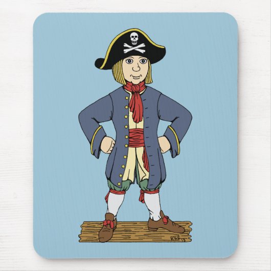 Niedlich Pirate Lad Mousepad (Vorne)