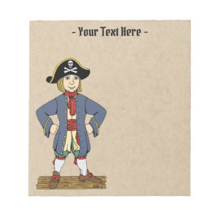 Niedlich Pirate Lad Notizblock