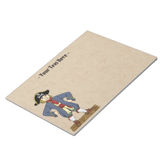 Niedlich Pirate Lad Notizblock (angewinkelt)