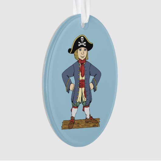 Niedlich Pirate Lad Ornament (Vorderseite)