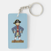 Niedlich Pirate Lad Schlüsselanhänger (Rückseite)