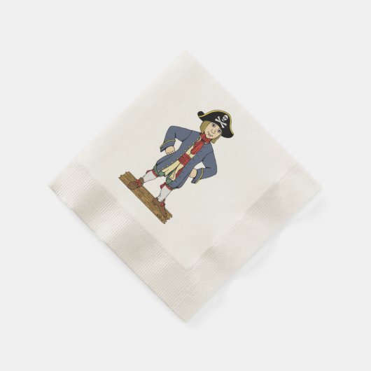 Niedlich Pirate Lad Serviette (Ecke)