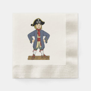 Niedlich Pirate Lad Serviette