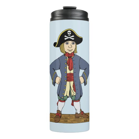 Niedlich Pirate Lad Thermosbecher (Vorderseite)