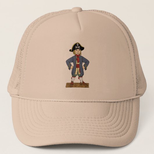 Niedlich Pirate Lad Truckerkappe (Vorderseite)