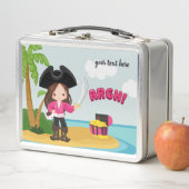 Niedlich Pirate Metall Lunch Box (Beispiel)