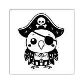 Niedlich Pirate Parrot Gummistempel (Prägung)