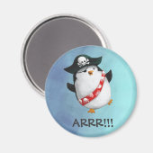 Niedlich Pirate Penguin Magnet (Vorderseite/Rückseite)