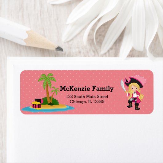 Niedlich Pirate * wählen Sie die Hintergrundfarbe (Insitu)