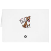 Niedlich Pitbull Kisses Dog Liebe Pittie Pit Bull (Rückseite Horizontal)