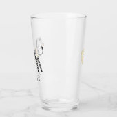 Niedlich Pizza Funny Zebra Kids Cartoon Glas (Links)