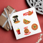 Niedlich Pizza Lovers Stickers - Personalisieren S Aufkleber