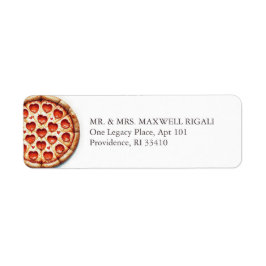 Niedlich Pizza Rücksendeadresse Envelope Labels