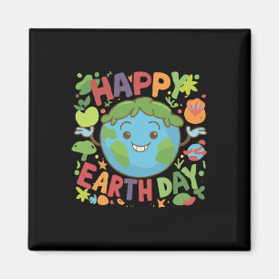 Niedlich Planet Earth Sprichwort Happy Earth Day Magnet