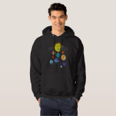 Niedlich Planets Science Space Scientist Universe  Hoodie (Vorne ganz)