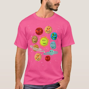 Niedlich Planets Space Scientist Galaxy Universe S T-Shirt