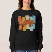 Niedlich Platypus Outback Animal Retro Aussie Aust Sweatshirt (Vorderseite)