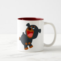 Niedlich Playful Cartoon Baby Rottweiler