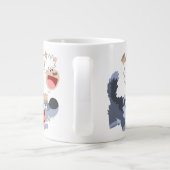 Niedlich Playful Cartoon Sheep und Wolf Jumbo Tass Jumbo-Tasse (Rückseite)