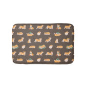 Niedlich Playful Corgi Badematte (Vorderseite)
