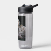 Niedlich Playful Sea Otters Foto Trinkflasche (Links)